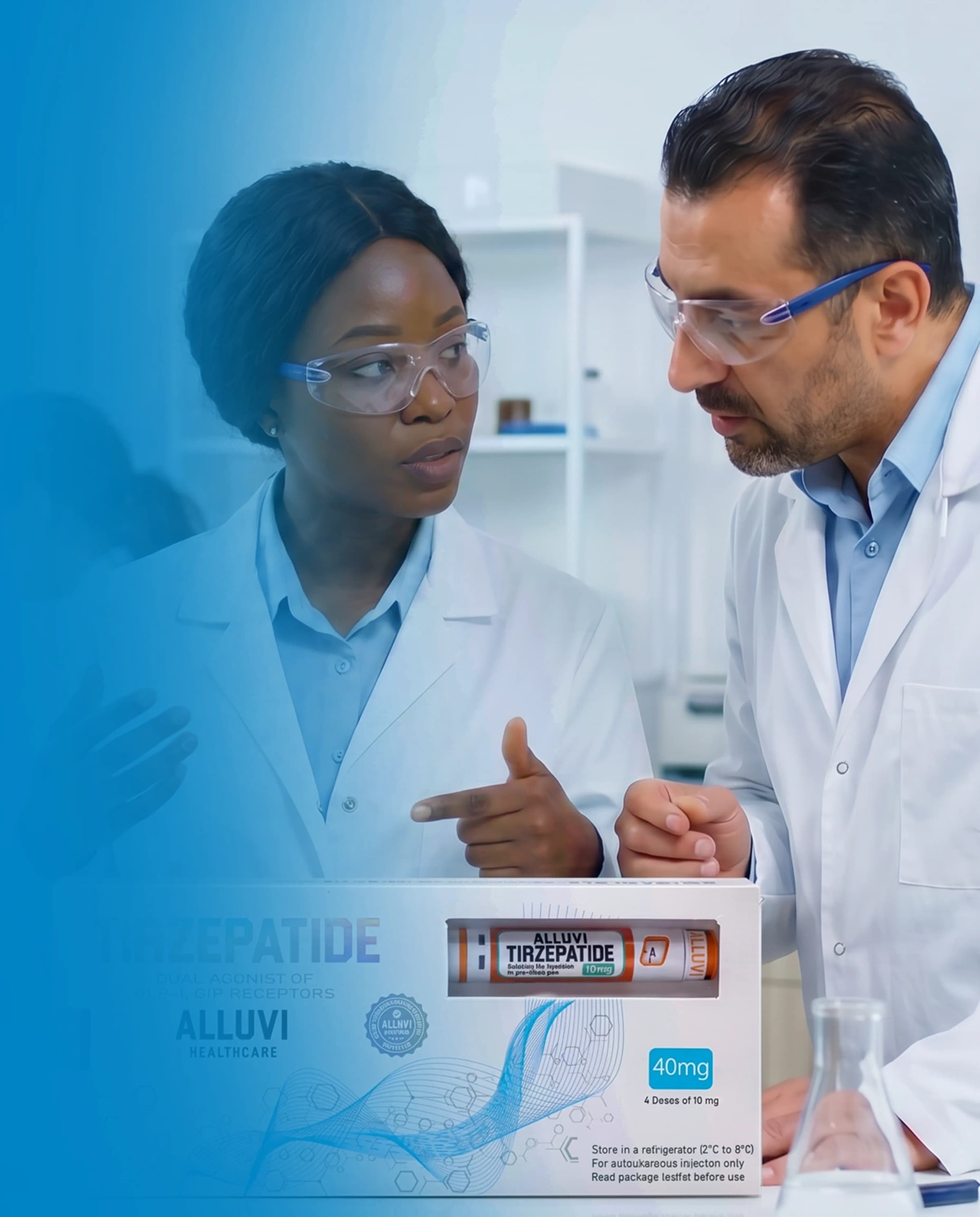 LUXEN laboratory preparing a research order